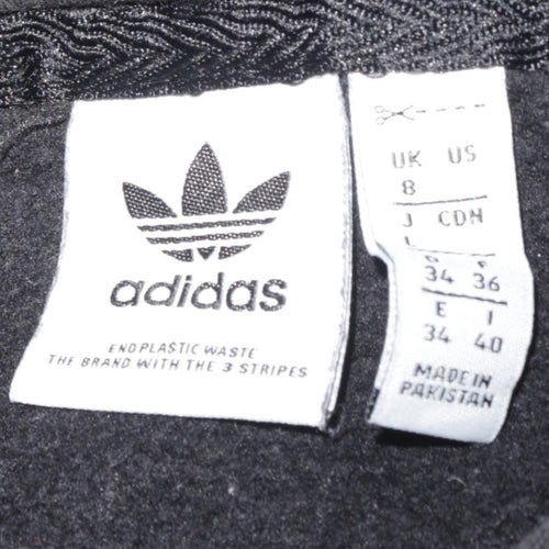 Adidas Womens Black Size 8 Pullover Hoodie Sweatshirt