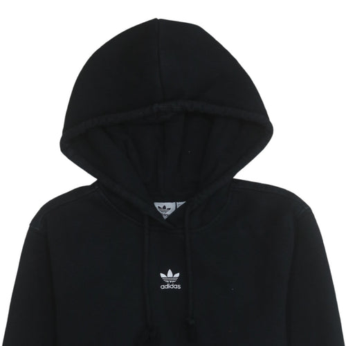Adidas Womens Black Size 8 Pullover Hoodie Sweatshirt