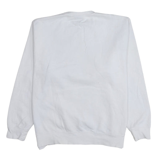 Nike Men's White XL Pullover Sweatshirt Crew Neck Fleece Sportswear