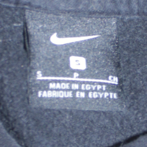 Nike Men's Black Small Pullover Hoodie Sweatshirt with Logo