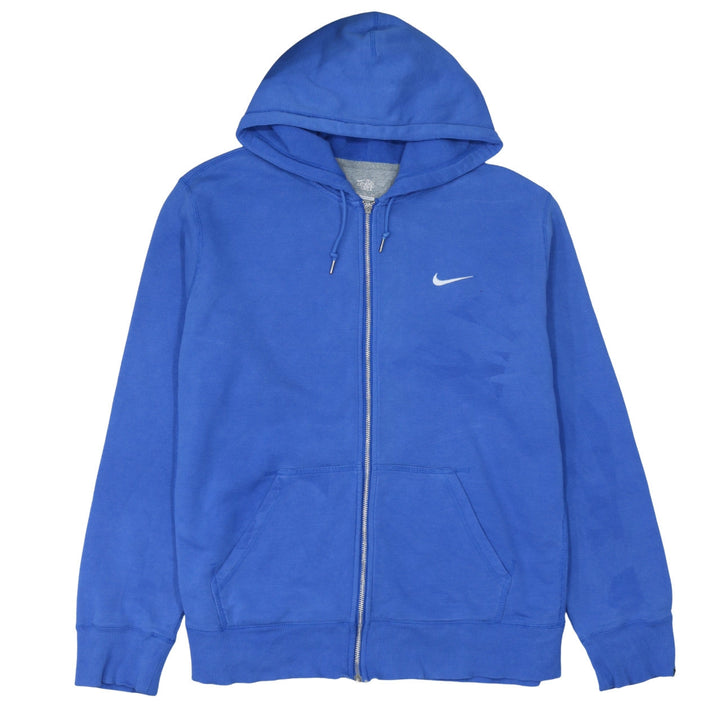 Nike Men's Blue Full Zip Hoodie 2XL Regular Fit Sportswear