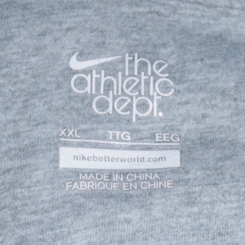 Nike Men's Blue Full Zip Hoodie 2XL Regular Fit Sportswear