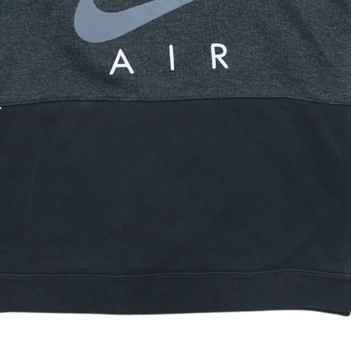 Nike Boys Black Air 1/2 Zip Hooded Sweatshirt XL 13-15 Years