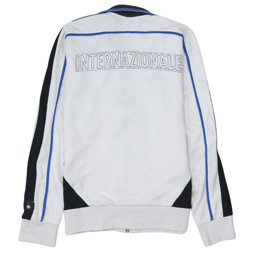 Nike Men’s White Full Zip Inter Milan Sweatshirt Size S