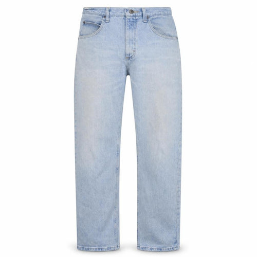 Wrangler Men's Blue 29x30 Light Wash Straight Fit Denim Jeans