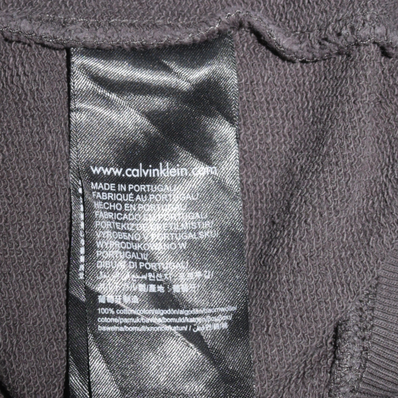 Calvin Klein Jeans Men's Black Crew Neck Logo Sweatshirt M