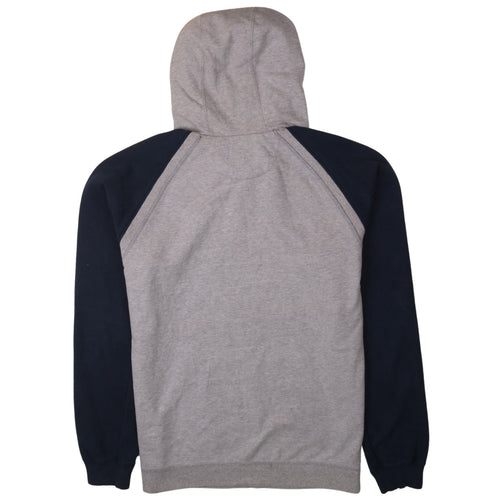 Adidas Men's Grey Pullover Hoodie L Sports Logo Climalite Cotton