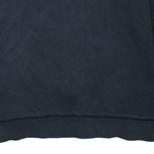 Under Armour Mens Black Fitted Crew Neck Long Sleeve Sweatshirt L