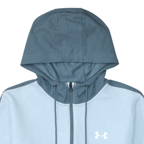 Under Armour Men's Blue 1/2 Zip Hoodie Size L Lightweight Sportswear