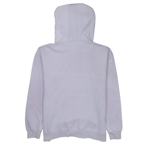 Champion Womens Light Pink Pullover Hoodie Large Cotton Logo Trim
