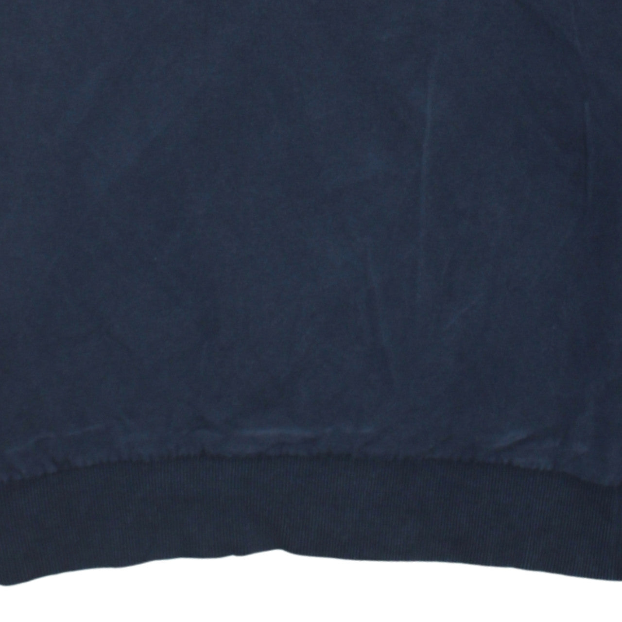 Timberland Men's Blue Logo Pullover Sweatshirt L Cotton Crew Neck