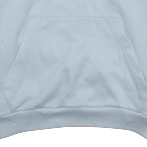 Adidas Men’s White Pullover Hoodie M Regular Fit Sportswear