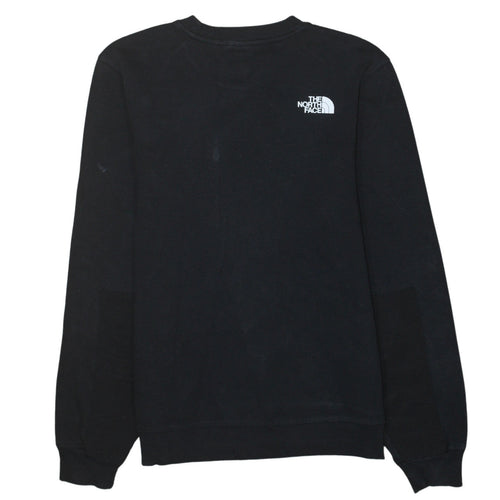 The North Face Men's Black Small Pullover Sweatshirt with Zip Pocket