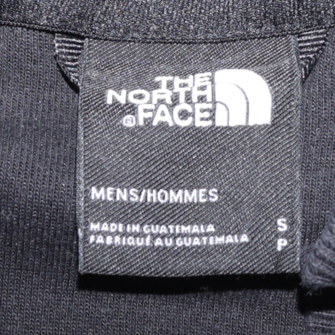 The North Face Men's Black Small Pullover Sweatshirt with Zip Pocket