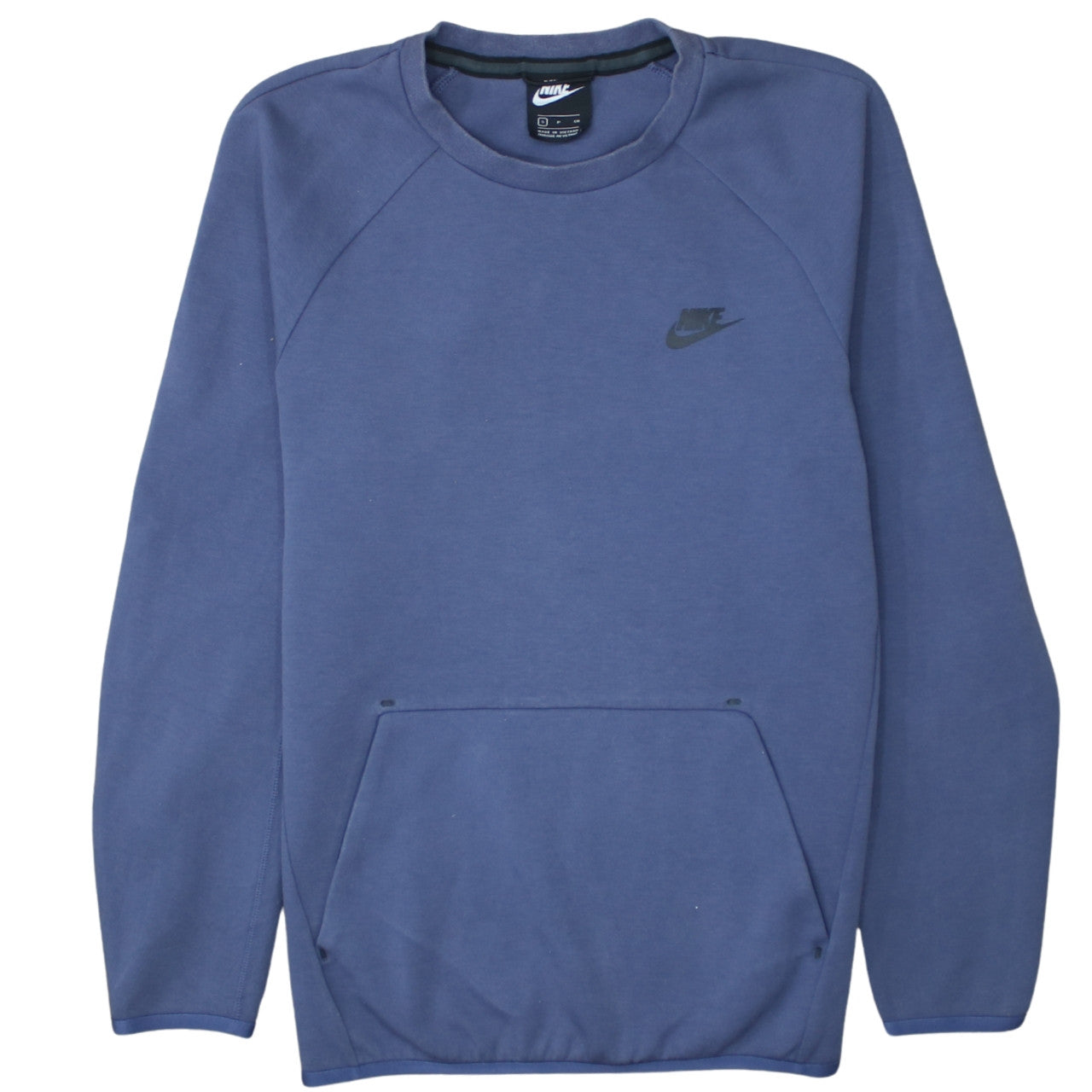 Nike Men's Blue Crew Neck Pullover Sweatshirt S Regular Fit