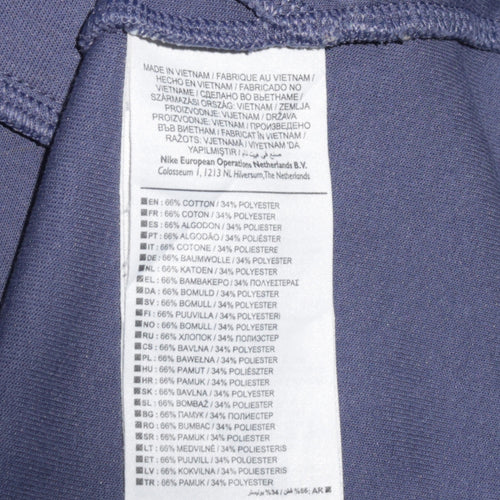 Nike Men's Blue Crew Neck Pullover Sweatshirt S Regular Fit