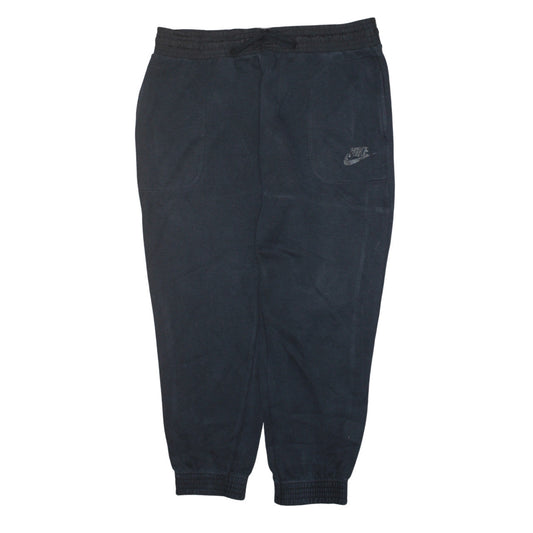 Nike Men's Black Cotton Jogger Trousers XL Regular Fit