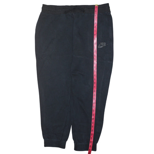Nike Men's Black Cotton Jogger Trousers XL Regular Fit