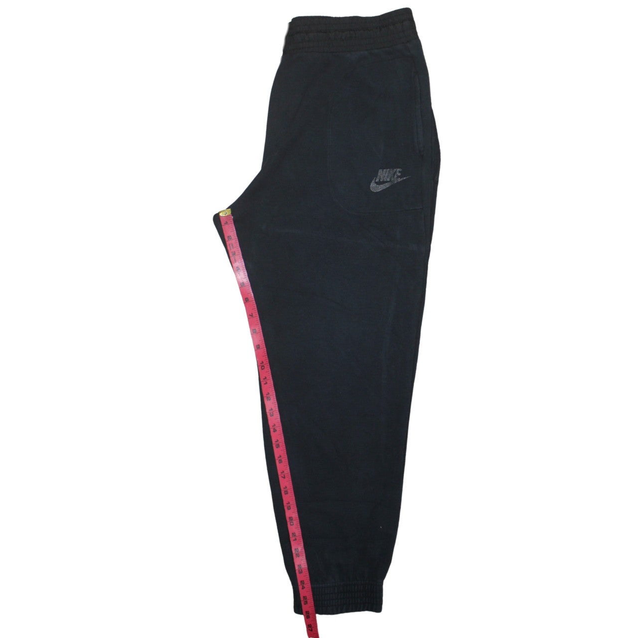 Nike Men's Black Cotton Jogger Trousers XL Regular Fit