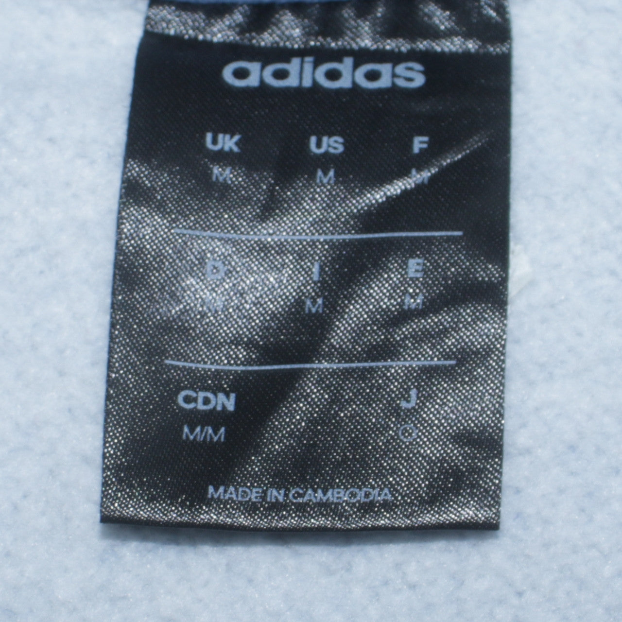 Adidas Men's Blue Full Zip Hoodie Size M Sportswear