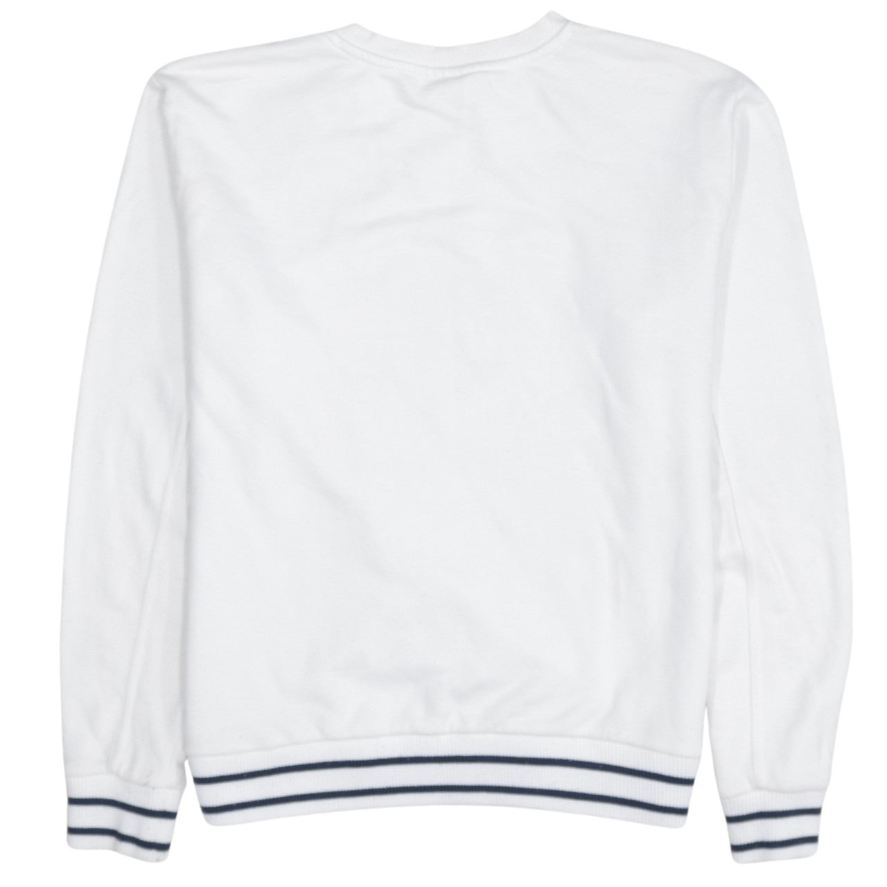 FILA Men's White Crew Neck Logo Sweatshirt Size L Pullover