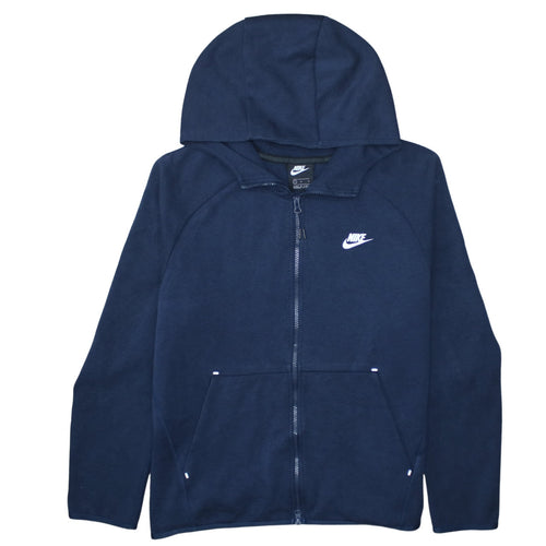 Nike Men's Blue Full Zip Hoodie Size L Sports Fleece