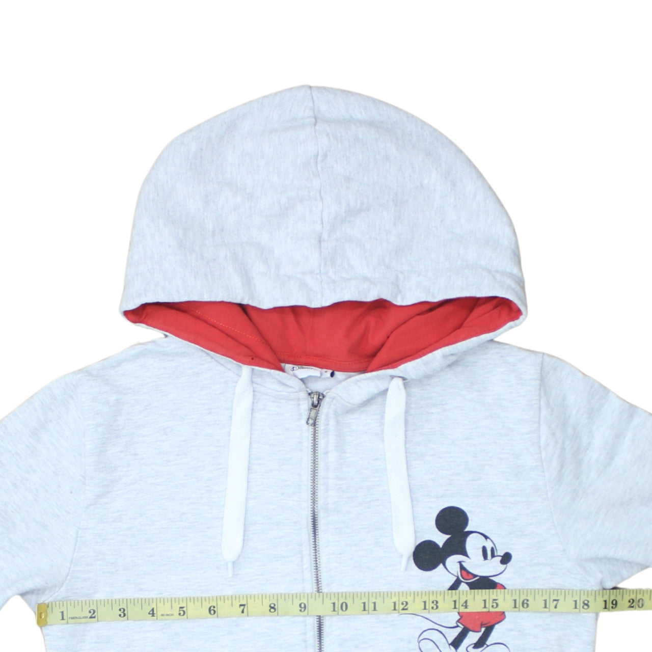 Disney Atmosphere Women's Grey Full Zip Hoodie UK 6 Mickey Mouse 1928