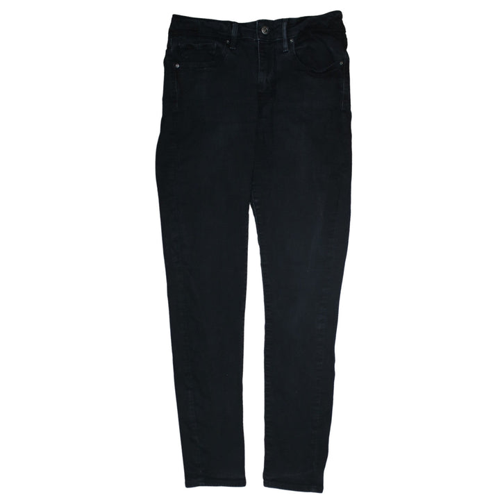 Levi's Women's Black 711 Skinny Jeans Size 30 Mid Rise Denim
