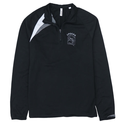 Proact Men's Black 1/2 Zip Athletic Sweatshirt Size M