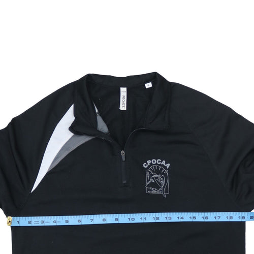 Proact Men's Black 1/2 Zip Athletic Sweatshirt Size M