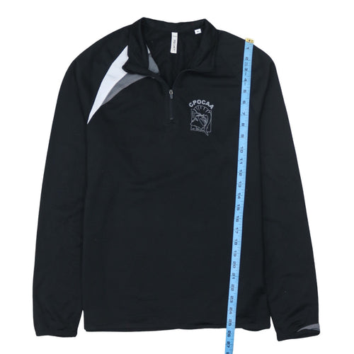 Proact Men's Black 1/2 Zip Athletic Sweatshirt Size M