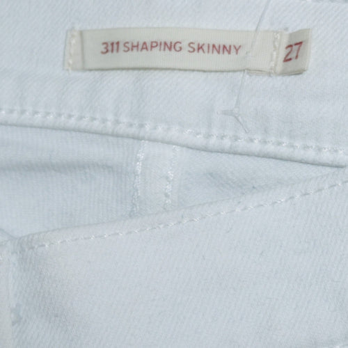 Levi's Women's White 311 Shaping Skinny Jeans Size 27