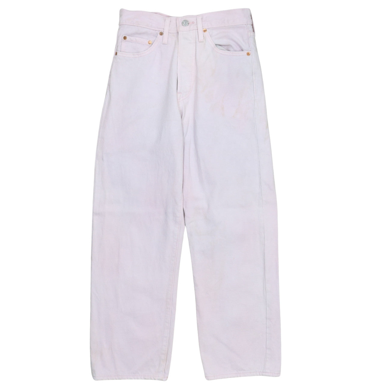 Levi's Women's Pink Ribcage Straight Ankle Jeans Size 27