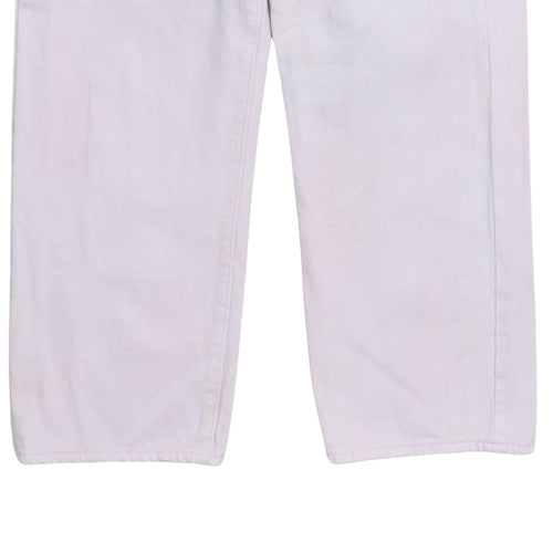 Levi's Women's Pink Ribcage Straight Ankle Jeans Size 27