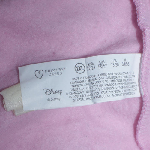 Disney Primark Women Pink Minnie Mouse Pullover Sweatshirt 2XL