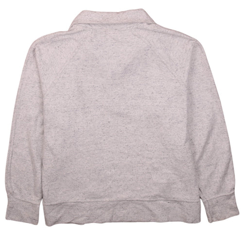 Nike Men's Grey 1/4 Zip Pullover Sweatshirt Size L Regular Fit