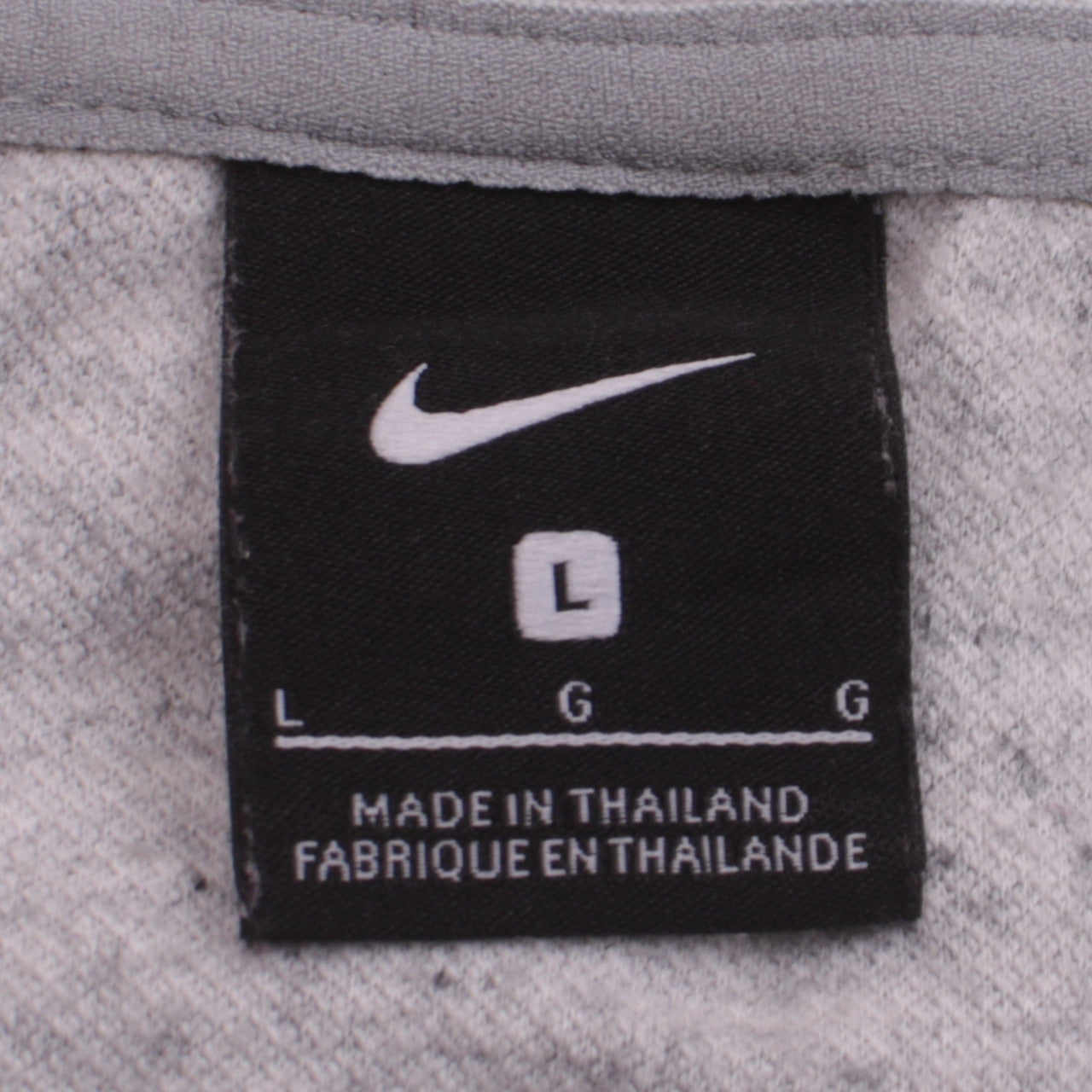 Nike Men's Grey 1/4 Zip Pullover Sweatshirt Size L Regular Fit