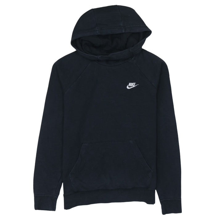 Nike Men's Black Pullover Hoodie Small Regular Fit Logo Fleece