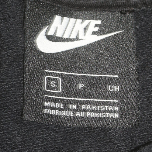 Nike Men's Black Pullover Hoodie Small Regular Fit Logo Fleece