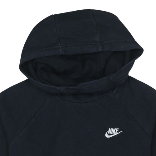 Nike Men's Black Pullover Hoodie Small Regular Fit Logo Fleece