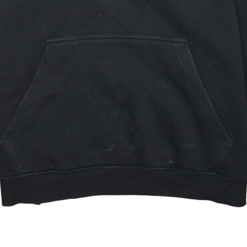 Adidas Men's Black Pullover Hoodie L Regular Fit Logo Sportswear