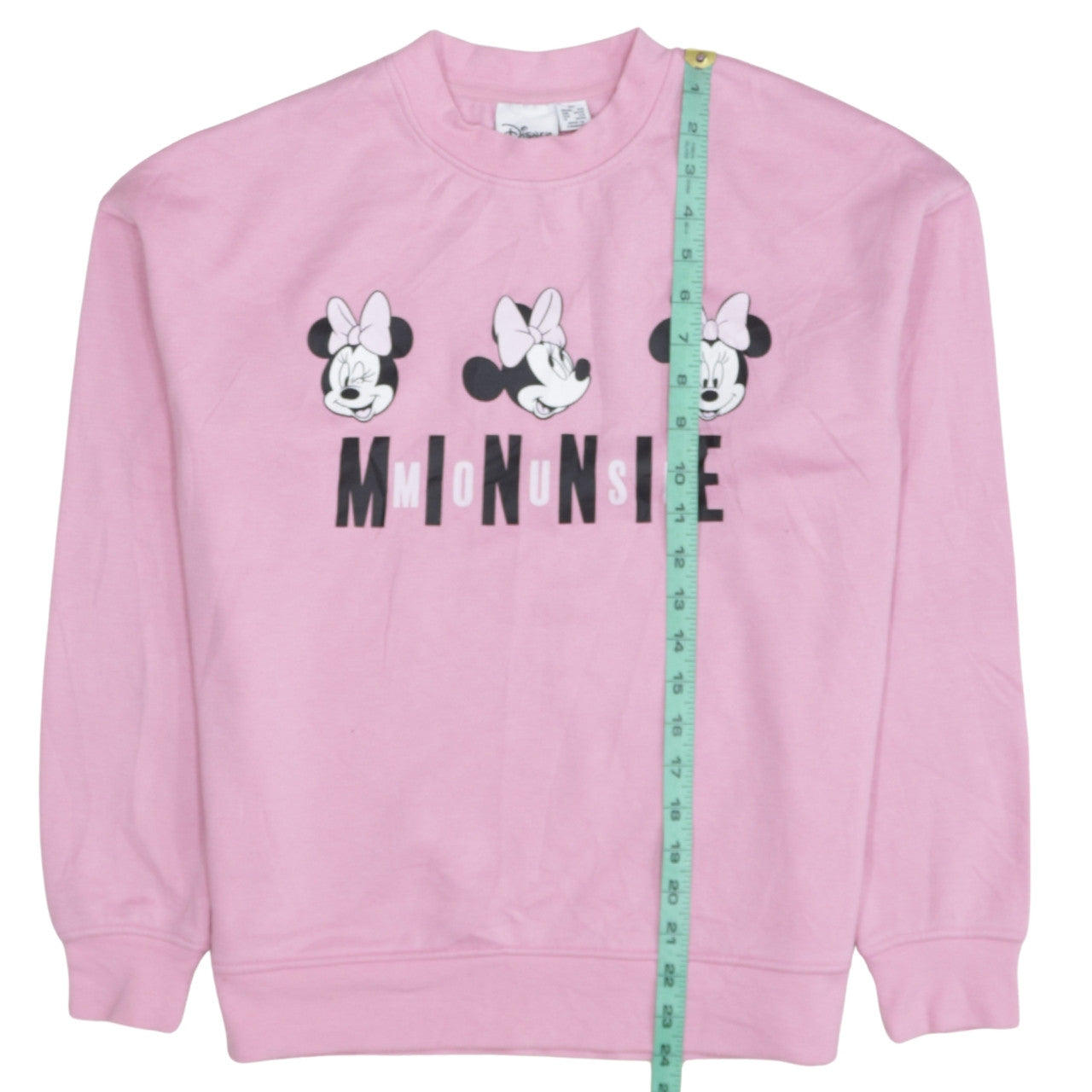 Disney Primark Women Pink Minnie Mouse Pullover Sweatshirt XS