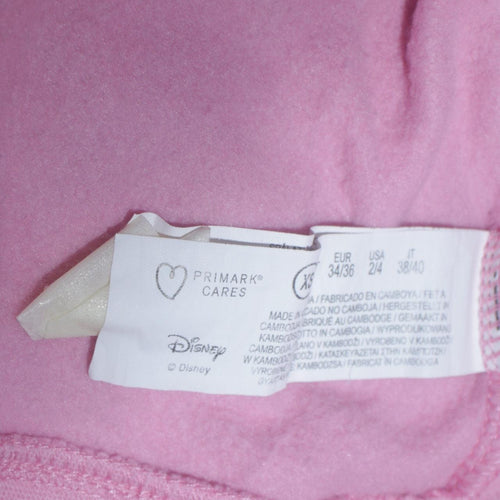 Disney Primark Women Pink Minnie Mouse Pullover Sweatshirt XS