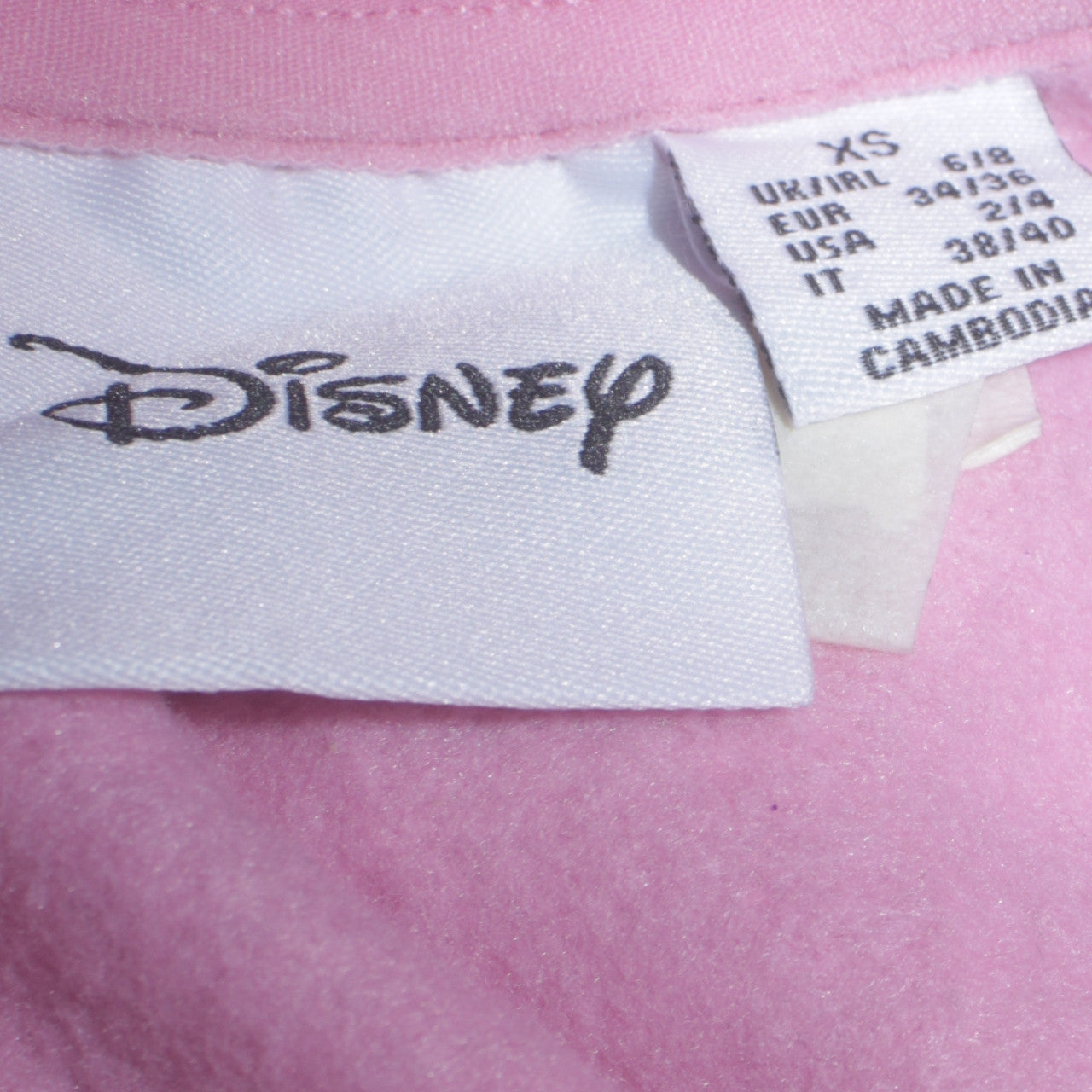 Disney Primark Women Pink Minnie Mouse Pullover Sweatshirt XS