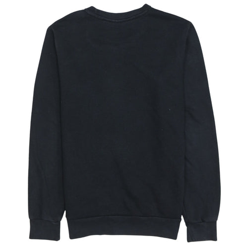 Adidas Boys Black Trefoil Crew Neck Pullover Sweatshirt 13-14 Years