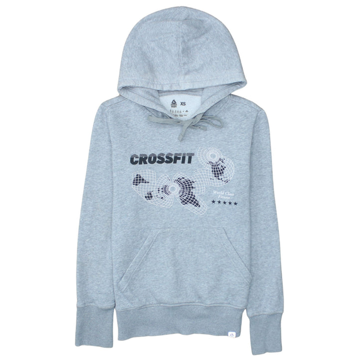 Reebok CrossFit Women's Grey Pullover Hoodie XS Athletic Fit