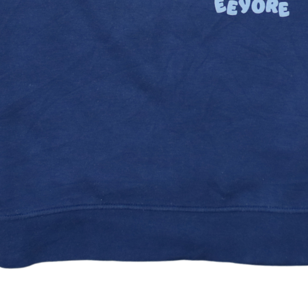 Disney Women Eeyore Blue Crew Neck Pullover Sweatshirt Size 2XS