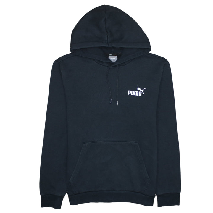 Puma Men's Black Pullover Hoodie Size S Fleece Regular Fit