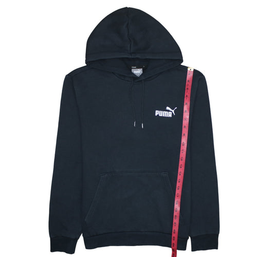 Puma Men's Black Pullover Hoodie Size S Fleece Regular Fit
