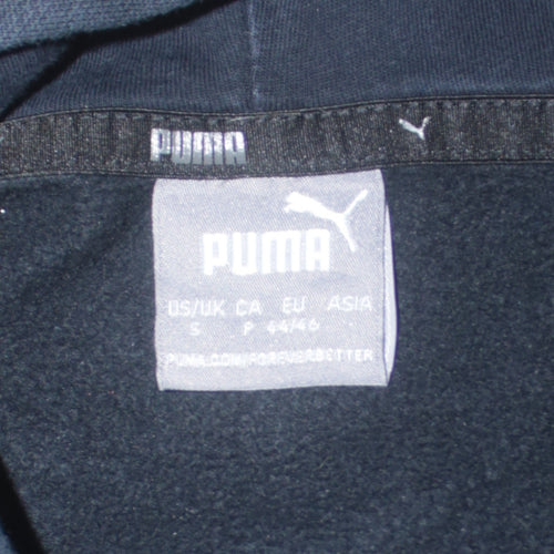 Puma Men's Black Pullover Hoodie Size S Fleece Regular Fit